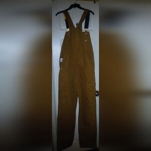 New CARHARTT Men's Loose Fit Firm Duck, Insulated Biberall